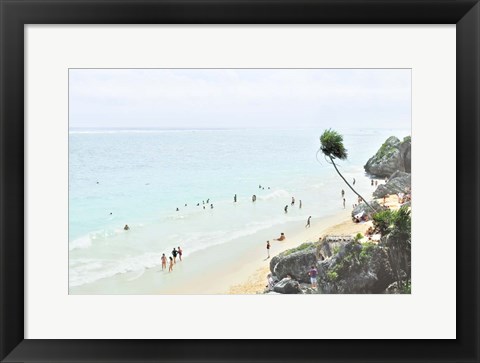 Framed Tulum Beach II Print