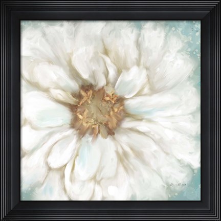 Framed Zinnia I Print