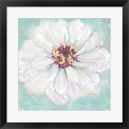 Framed Zinnia III Print