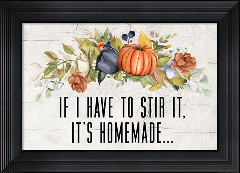 Framed Stir It Print