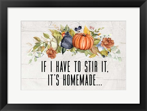 Framed Stir It Print