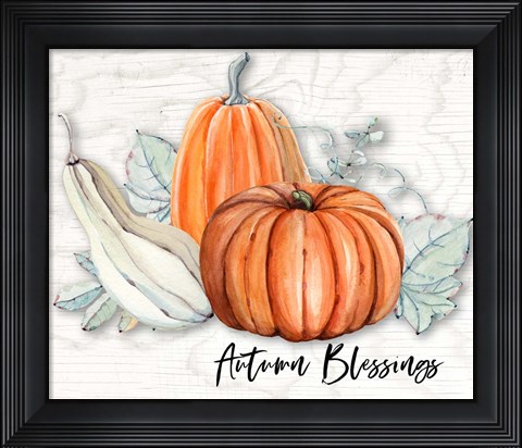 Framed Autumn Blessings Print