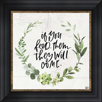 Framed Feed Them Print