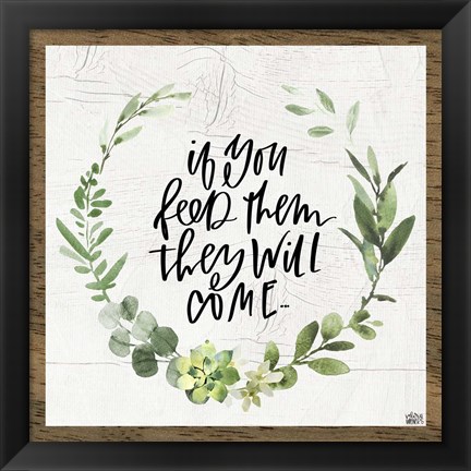 Framed Feed Them Print