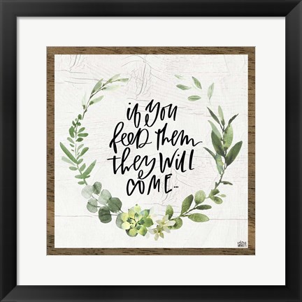 Framed Feed Them Print