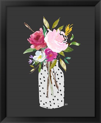 Framed Pink Still Life Print