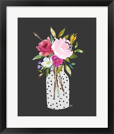 Framed Pink Still Life Print