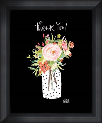 Framed Thank You Print