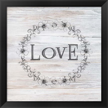 Framed Love Print