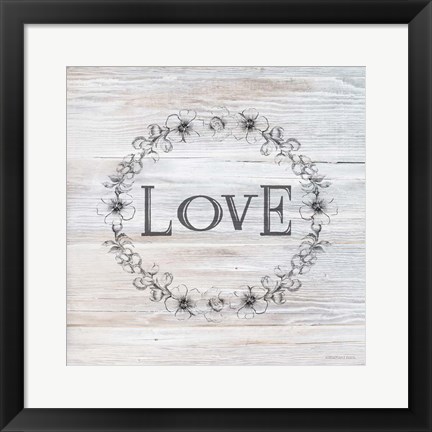 Framed Love Print