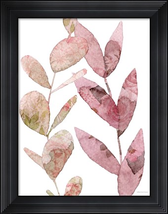 Framed Meadow Flora Botanical I Print