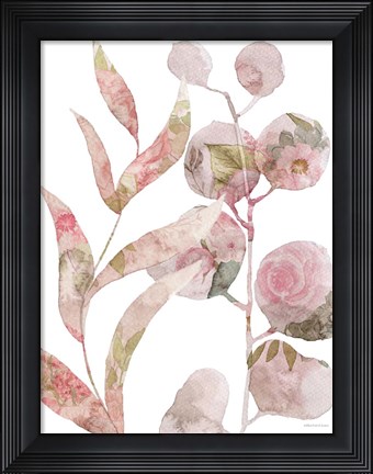 Framed Meadow Flora Botanical II Print
