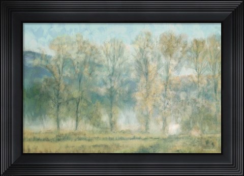 Framed Peaceful Tree Line Print