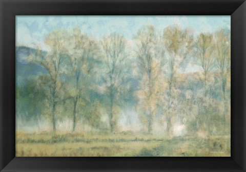 Framed Peaceful Tree Line Print