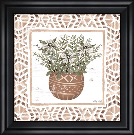 Framed Terracotta Pot II Print
