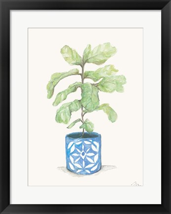 Framed Fiddle Leaf Plant Print