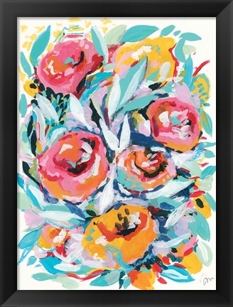 Framed Rose Garden Print