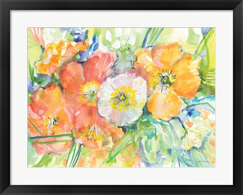 Framed Poppies for Karen Print