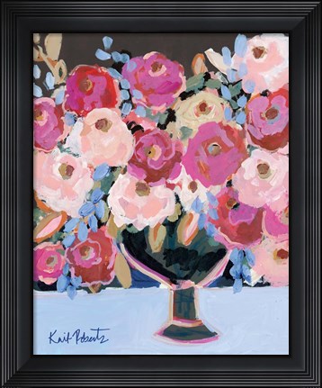 Framed Bloom Through the Dark Print