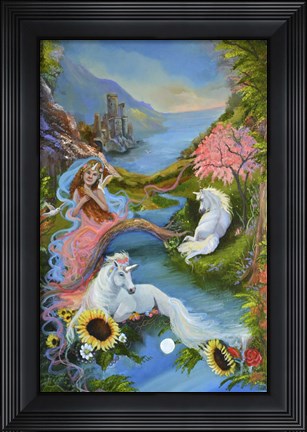 Framed Unicorn Magic Print