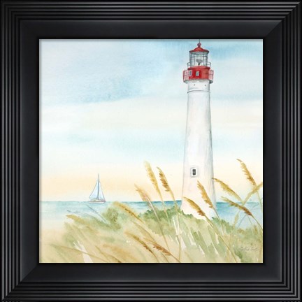 Framed East Coast Lighthouse II Print