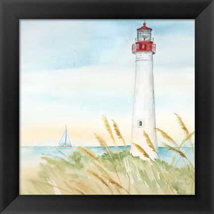 Framed East Coast Lighthouse II Print