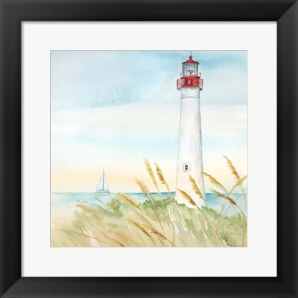 Framed East Coast Lighthouse II Print