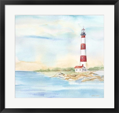 Framed East Coast Lighthouse III Print