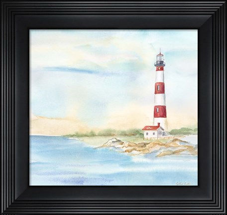 Framed East Coast Lighthouse III Print