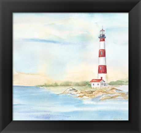 Framed East Coast Lighthouse III Print