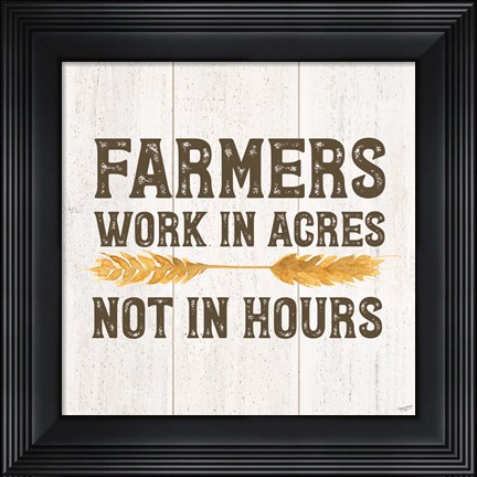 Framed Farm Life VIII-Acres Print