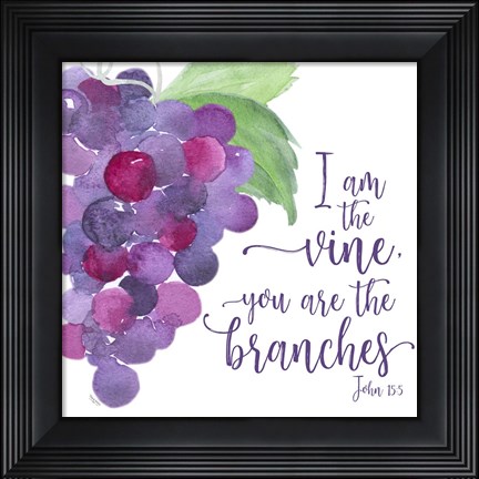 Framed Fruit of the Spirit II-Vine Print