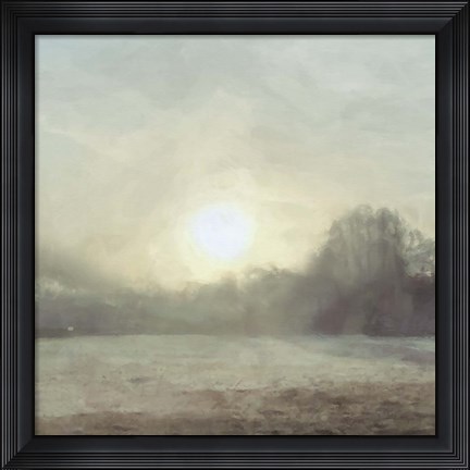 Framed Sun through Mist Print