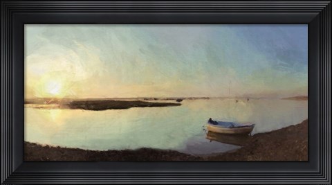 Framed Shingle Beach Print