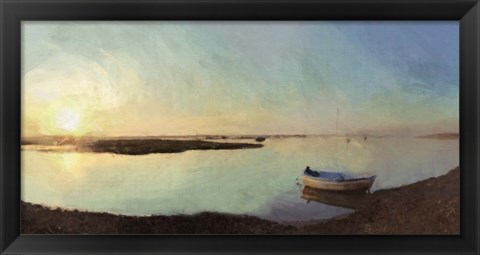 Framed Shingle Beach Print