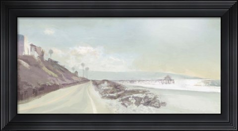 Framed Towards the Pier Print