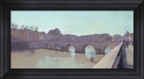Framed Ponte Sant&#39; Angelo Print