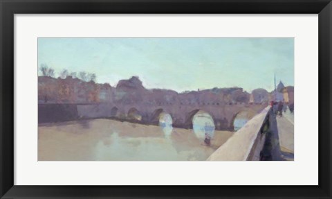 Framed Ponte Sant&#39; Angelo Print