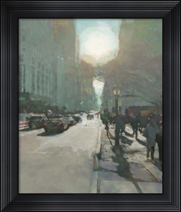 Framed South on 5th Print