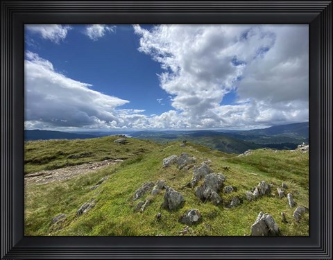 Framed Highland Path Landscape Print