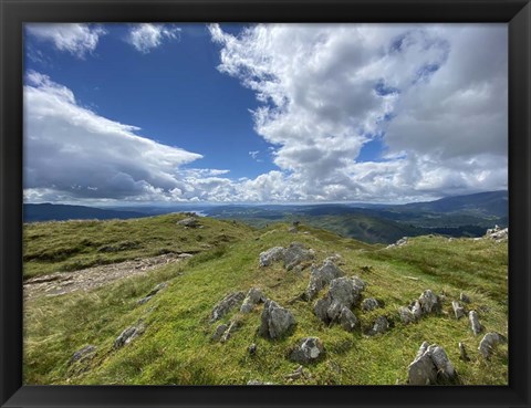 Framed Highland Path Landscape Print