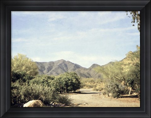 Framed Desert Path Print