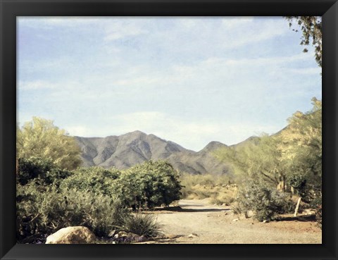 Framed Desert Path Print