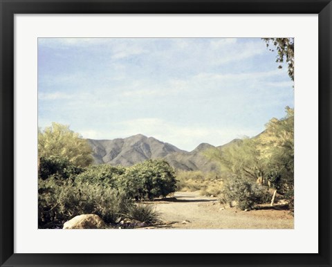 Framed Desert Path Print