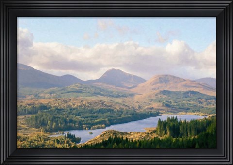 Framed Overlook of the Loche Print