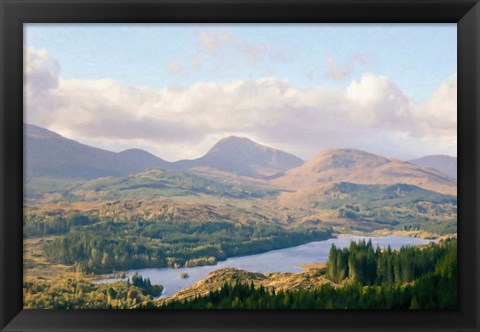 Framed Overlook of the Loche Print