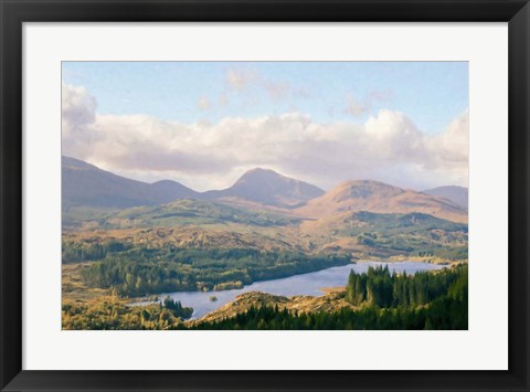 Framed Overlook of the Loche Print