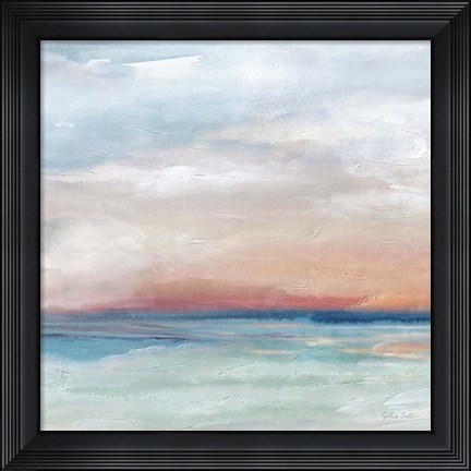 Framed Serene Scene Bright I Print