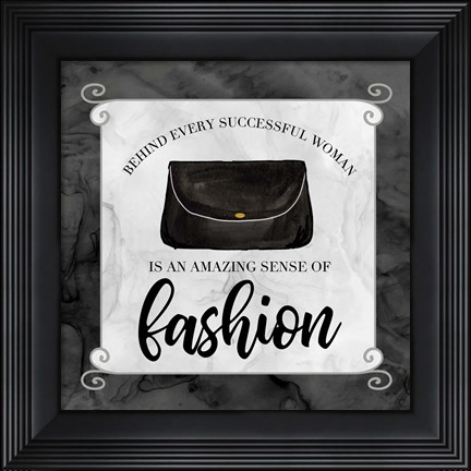 Framed Fashion Humor IX-Sense of Fashion Print