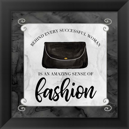 Framed Fashion Humor IX-Sense of Fashion Print